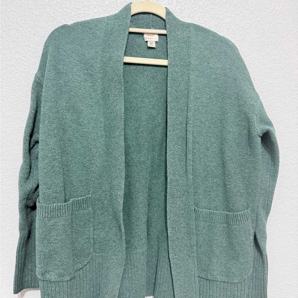 a new day Seafoam Green Open-Front Cardigan